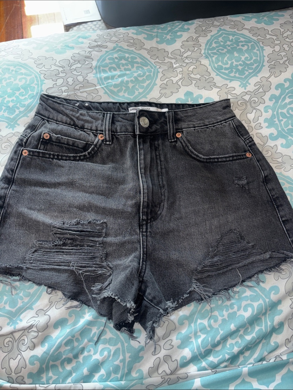 Garage denim shorts